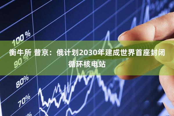 衡牛所 普京：俄计划2030年建成世界首座封闭循环核电站