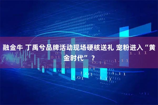 融金牛 丁禹兮品牌活动现场硬核送礼 宠粉进入“黄金时代” ？